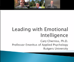 Leading with Emotional Intelligence Event with Dr. Cary Cherniss